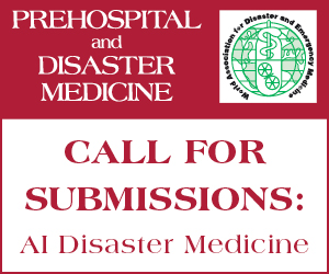 Call for Submissions: AI Disaster Medicine