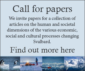 An image for the call for papers for Svalbard collection