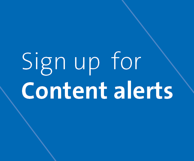 Sign up for content alerts