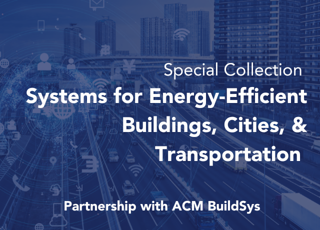 Systems for Energy-Efficient Buildings, Cities, and Transportation  (1)