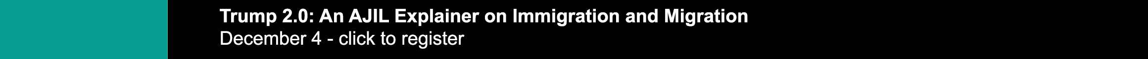 An AJIL Explainer on Immigration and Migration on Dec 4