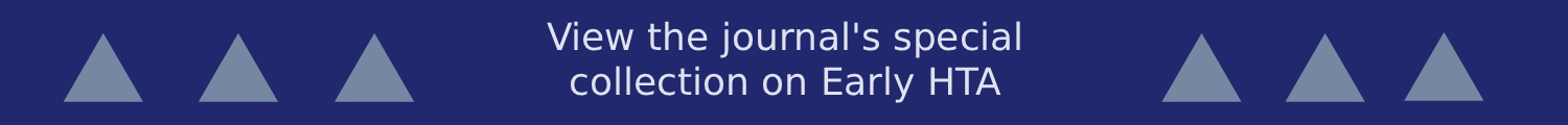 Homepage special issue banner Early HTA