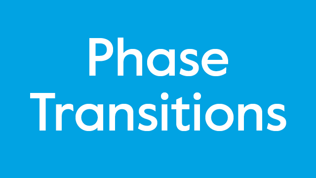 June 2025: Phase Transitions